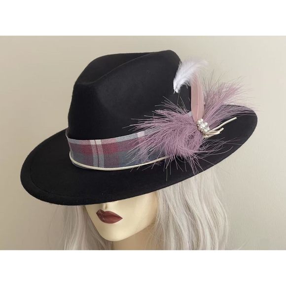 Women Fascinators Hat，tea Party Hats For Girls，20s 50s Pillbox Hat For💟 - Picture 2 of 7